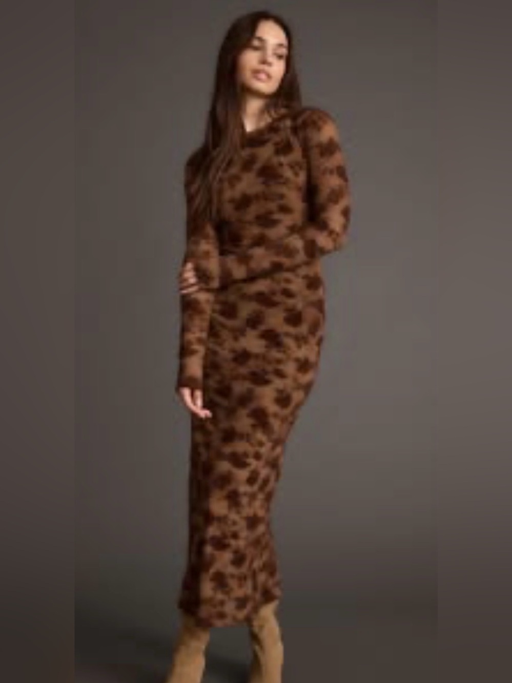 See You Monday Velvet Burnout Maxi L